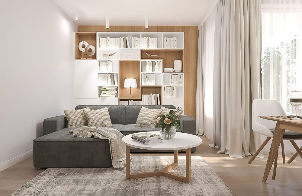 Projekt wnętrz mieszkania - Artystyczny Żoliborz