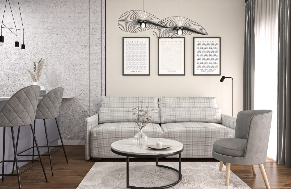 Projekt wnętrz mieszkania - Port Praski