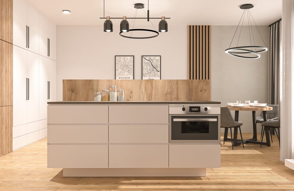 Projekt wnętrz mieszkania - Ochota