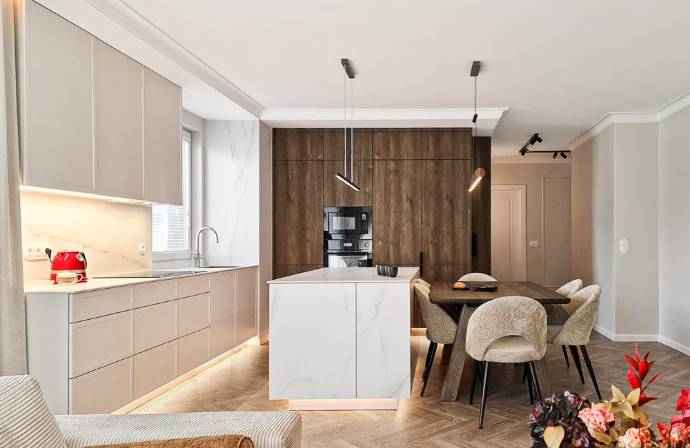 Realizacja i nadzór autorski mieszkania - Aleje Praskie