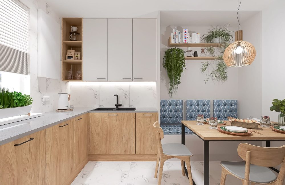 Projekt wnętrz mieszkania - Wesoła