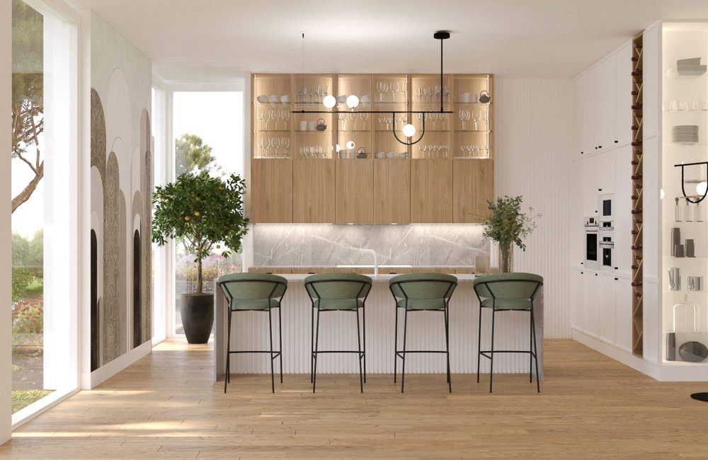 Projekt wnętrz mieszkania - Śródziemnomorski