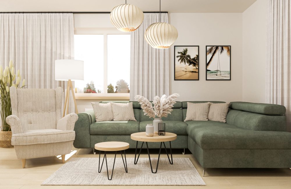 Projekt wnętrz domu - Bohojungle