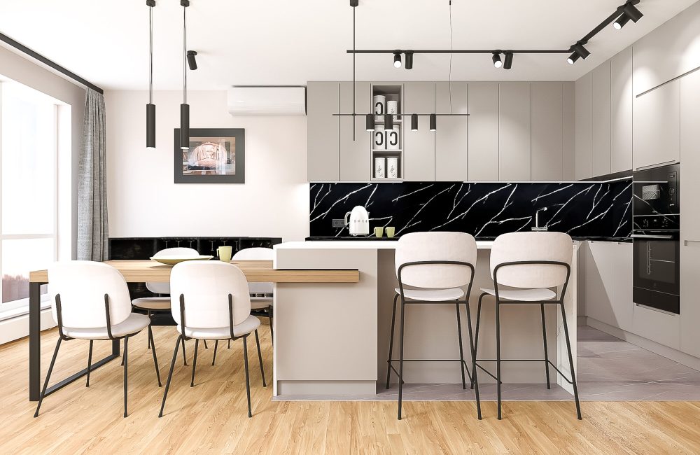 Projekt wnętrz mieszkania - La